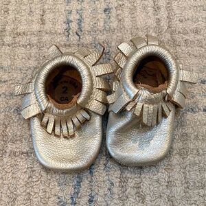 Freshly Picked Metallic Moccasins